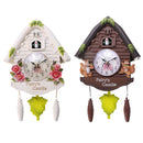 Wooden Antique Cuckoo Clock Time Bell Swing Alarm Watch Wall Art Handcraft Home