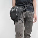 WOSAWE Motorcycle Bag Shoulder Leg Pocket Travel Expansion Racing MB03 Black