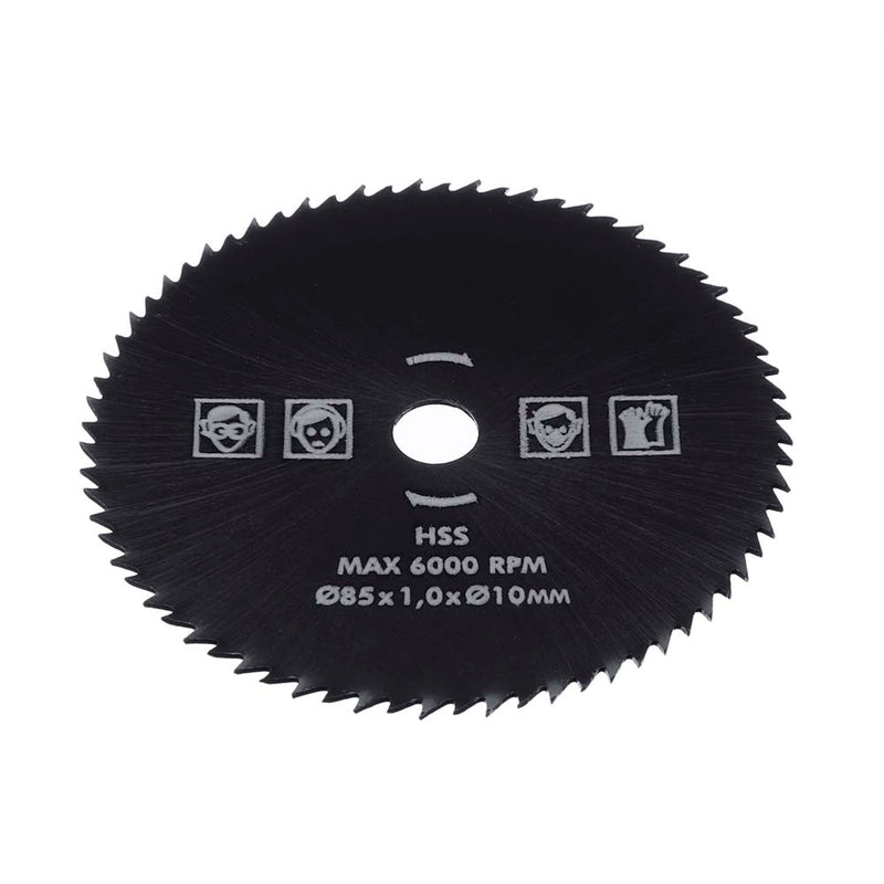 85mm 72T HSS Circular Saw Blade ID10mm Wood Cutting Disc Wheel For  Wood Metal Working
