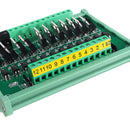 2pcs 12CH 12V IO Card PLC Signal Amplifier Board NPN to PNP Mutual Input Optocoupler Isolation Transistor Output Relay Module