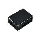 Black Aluminum Alloy Metal Protection Case Shell For Raspberry Pi 3 B/B+