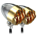Motorcycle Bullet Turn Signal Blinker Light Indicator Amber For Harley Honda Yamaha