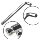 BOY 6205 9Pcs 1 Set Hex Key Wrench 1.5/2/2.5/3/4/5/6/8/10mm Hand Tool Ball Point End Silver Tone