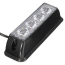 4W LED Strobe Flash Light Side Marker Emergency Beacon Warning Lamp Yellow 12V-24V for Car Truck