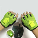 BIKIGHT Gravity Sensor Turn Signal Bike Gloves LED Light Automatic Induction Warning for Cycling Running
