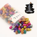 130Pcs/Bag Backflow Incense Cones Mix Fragrance Home Furnace Burner Fragrant Incense