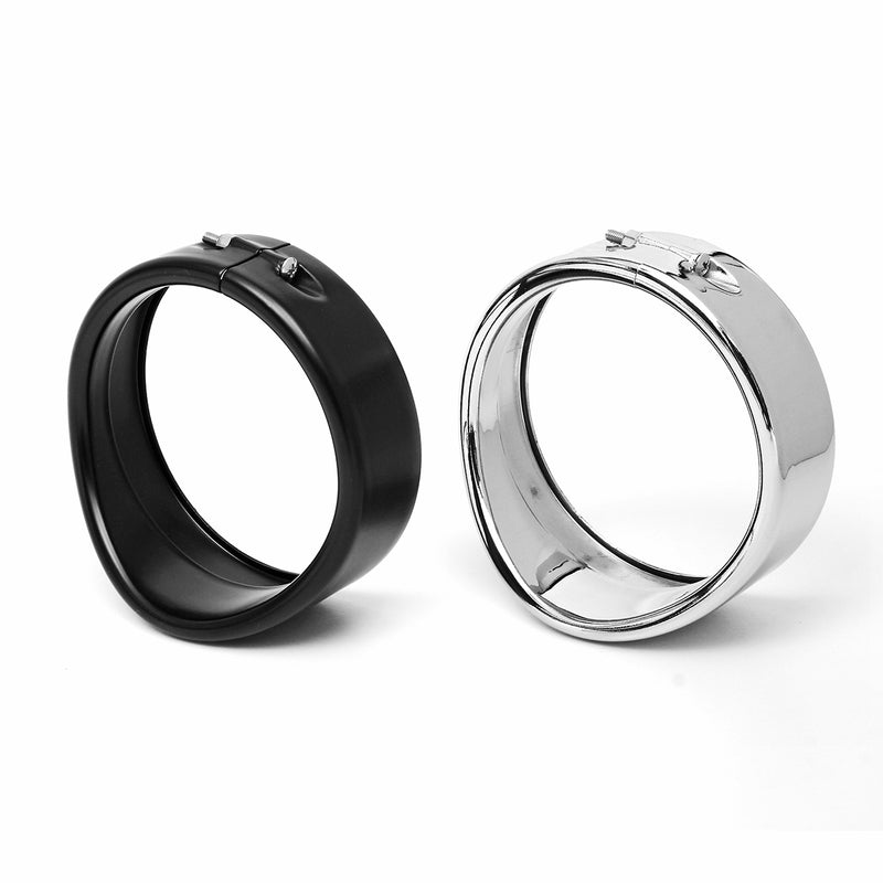 4.5inch Auxiliary Passing Lamp Trim Ring Protect Guard Cover Cap For Harley