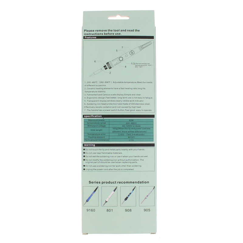 60W Wood Burning Tool Kit Craft Soldering Pyrography Art Pen Tip Soldering Iron Soldering Tools Kits