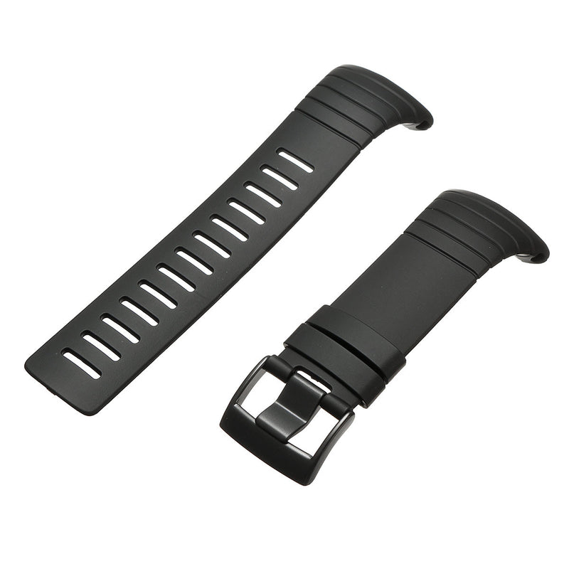 Silicone watch band replacement watch bracelet strap With clasp fastener for SUUNTO CORE