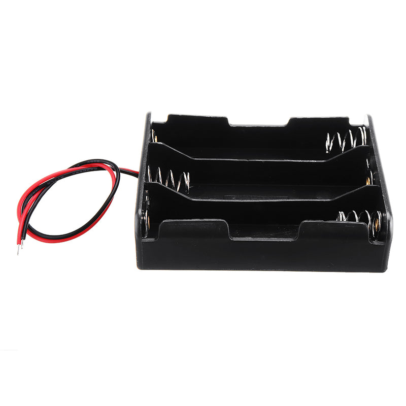 5pcs 4 Slots 18650 Battery Holder Plastic Case Storage Box for 4*3.7V 18650 Lithium Battery