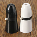 B22 Standard White Black Switch Light Lamp Holder Socket Bayonet Cap Fitting
