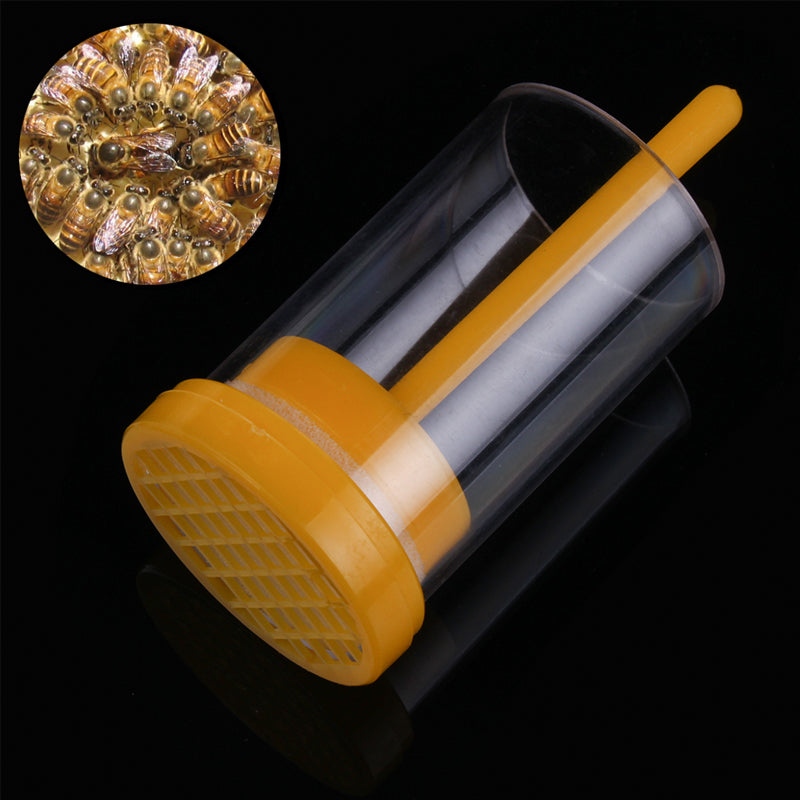 Beekeeper Bee Queen Marking Cage Marker Bottle with Plunger Beekeeping Tools Set