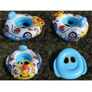 Inflatable Car Kids Swimming Ring Baby Toddler Swimming Pool Toy Children Float Seat Boat Ring