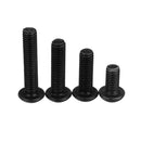 Suleve M5CH8 50Pcs M5 10.9 Grade Carbon Steel Hex Socket Cap Head Screw 6-40mm Optional Length