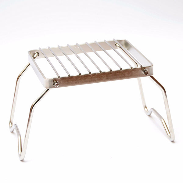 BBQ Grill Stainless Steel Grill Rack Barbecue Grill Portable Folding Mini Pocket BBQ Grill Barbecue