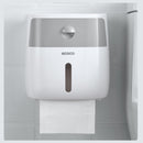 Toilet Paper Double Roll Holder Tissue Bathroom Wall Mounted Storage Hook Shelf Storage Baskets