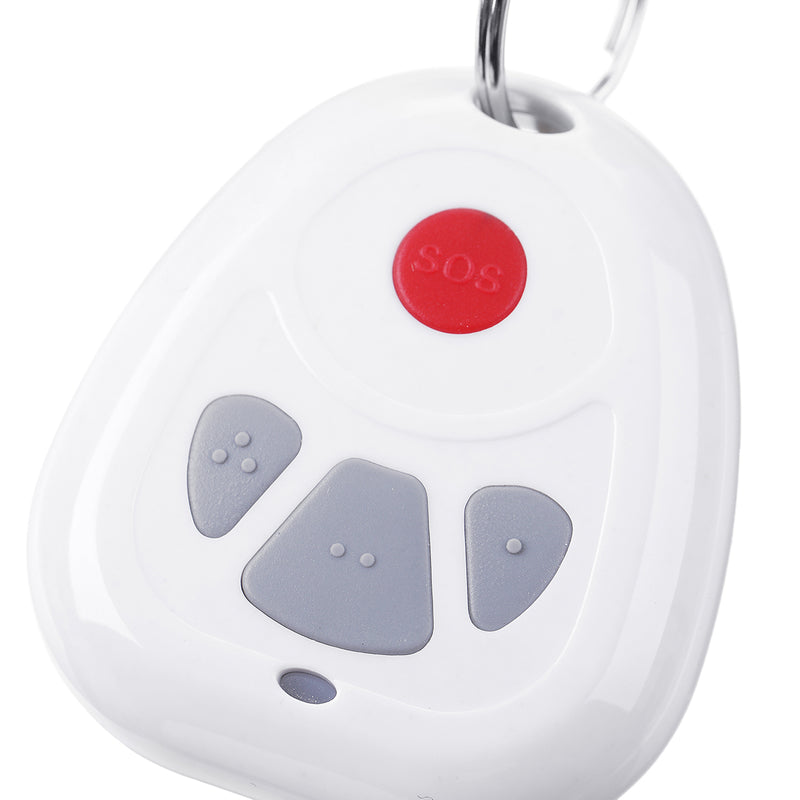 Z-wave 908.4MHz 4 Key White Wireless SOS Remote Control Sensor Controller Home Automation