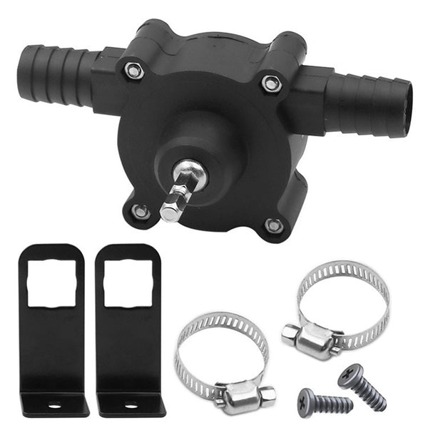 Portable Electric Drill Drive Pump Oil Water Fluid Self Priming Transfer Pump