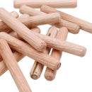 Drillpro 60pcs 10x60mm Round Wood Tenon Wooden Dowel for Woodworking Tool