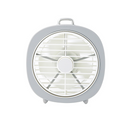 LyRay P22 USB Charging Fan Retro Night Light Fan Office Mute Desktop Rotating Wind Shield