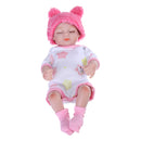 11" Handmade Silicone Reborn Sleeping Baby Doll Toys Lifelike Newborn Girl Gift
