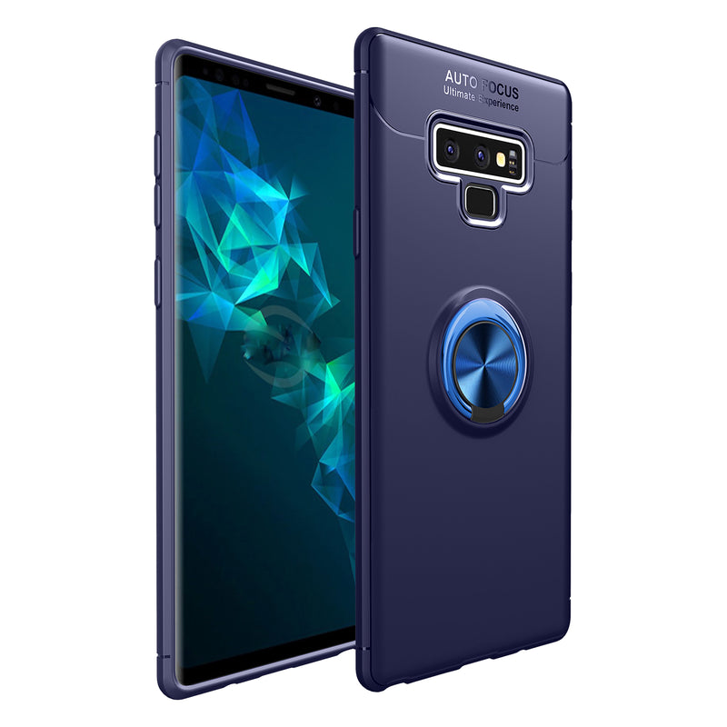 C-KU 360 Rotating Ring Grip Kickstand Protective Case For Samsung Galaxy Note 9