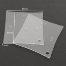 Guitar String Measuring Ruler Kit Guitar Neck Fretboard Nut Radius Tool