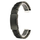 18mm 20mm 22mm 24mm Black Color Stainless Steel Watch Band