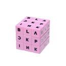 Plastic Pink Magic Puzzle Fidget Cube For Fans GiftsToys