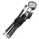 BIKIGHT Bike Bicycle Repair Tool Pump With Gauge 16in1 Screwdriver Tire Repair Patch Saddle Bag Cycl