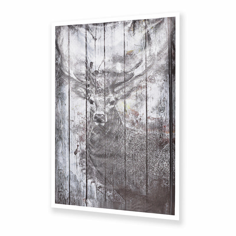45x30/60x40/60x90CM Gray Deer Waterproof Canvas Pictures Wall Art Paintings Home Decor