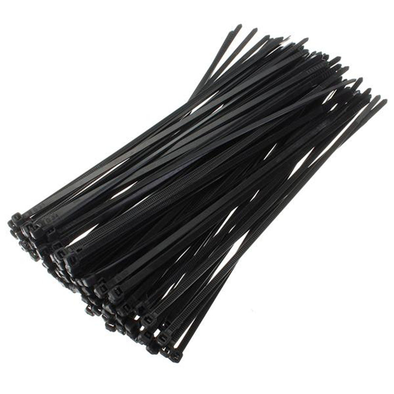 Suleve ZT07 Nylon 250Pcs/500Pcs 6mm 15/20/25/30/35/40cm Black/White Nylon Self-locking Cable Tie Zip Ties Strong Tensile Strength