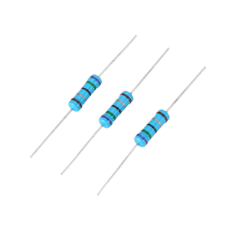 20pcs 2W 75R Metal Film Resistor Resistance 1% 75 ohm Resistor