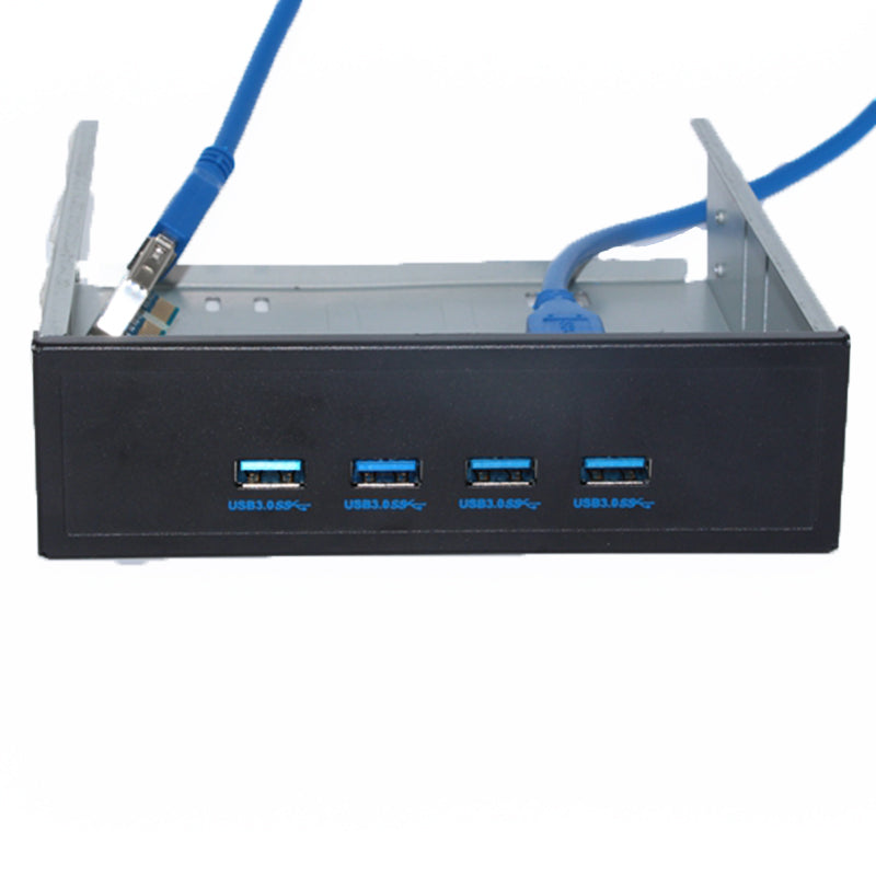 SSU FU3401 PCI-E to USB 3.0 with Front 4 Ports Optical Drive Expansion Card for Desktop Computer