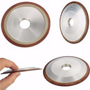 180 Grit 100mm Diamond Grinding Wheel Carbide Steel Resin Cutter