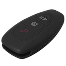 Silicone 3-Button Remote Key Fob Case Cover for FORD FOCUS MONDEO KUGA FIESTA FUSION