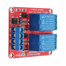 5Pcs 24V 2 Channel Level Trigger Optocoupler Relay Module Power Supply Module