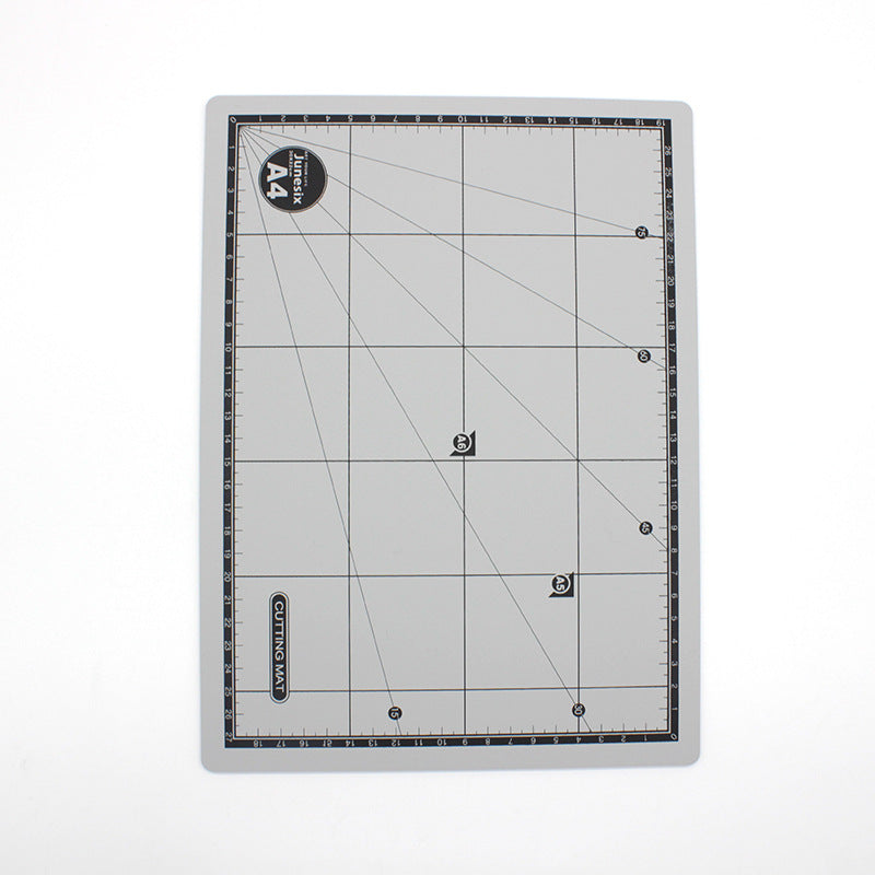 Junesix A4 Grid Self Healing Cutting Mat Durable PVC Craft Card Fabric Leather Paper Cutting Board Patchwork Tools