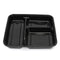20Pcs Plastic Meal Prep Storage Container Lunch Food Box 3 Compartments Microwave Safe