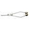 ZANLURE 01 10.5cm Stainless Steel Brass Bobbin Holder Ceramic Ring Cable Winder Fly Tying Tool
