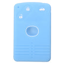 Car Key Case Cover Silicone 3 Buttons Smart Card Key Case Cover FOB For Mazda