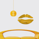 3D Mirror Lip Makeup Wall Stickers Creative Art Wallpaper Decal Decorations For Bathroom Living Room