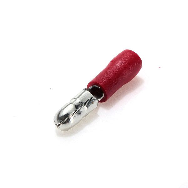 100pcs Red Insulated Female&Male Bullet Butt Connector Crimp Terminals