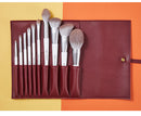 HAPPYMAKEUP 10pcs Makeup Brushes Set Full Set Of  Fiber Hair Brush Makeup Tool