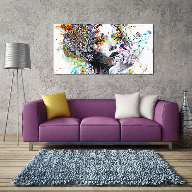 Miico Hand Painted Oil Paintings People Modern Paintings Wall Art For Home Decoration