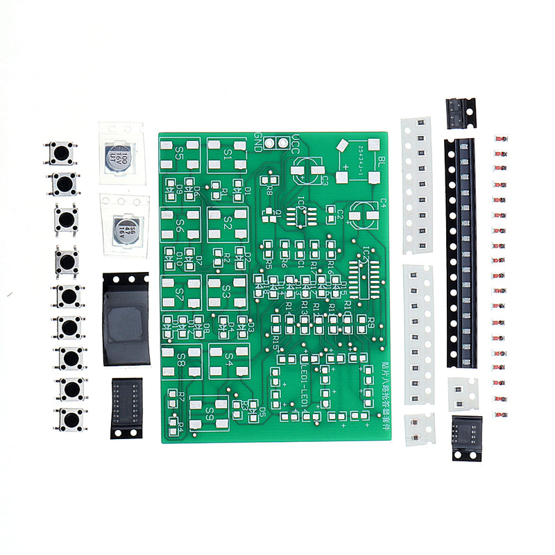 DIY SMD 8-way Digital Responder Kit Electronic Answer Device Production Kit Circuit Board Training Parts