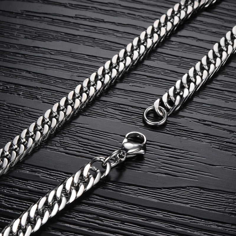 Creative Fashion Personality Coarse Mine Men's Steel Single Chain  Necklace