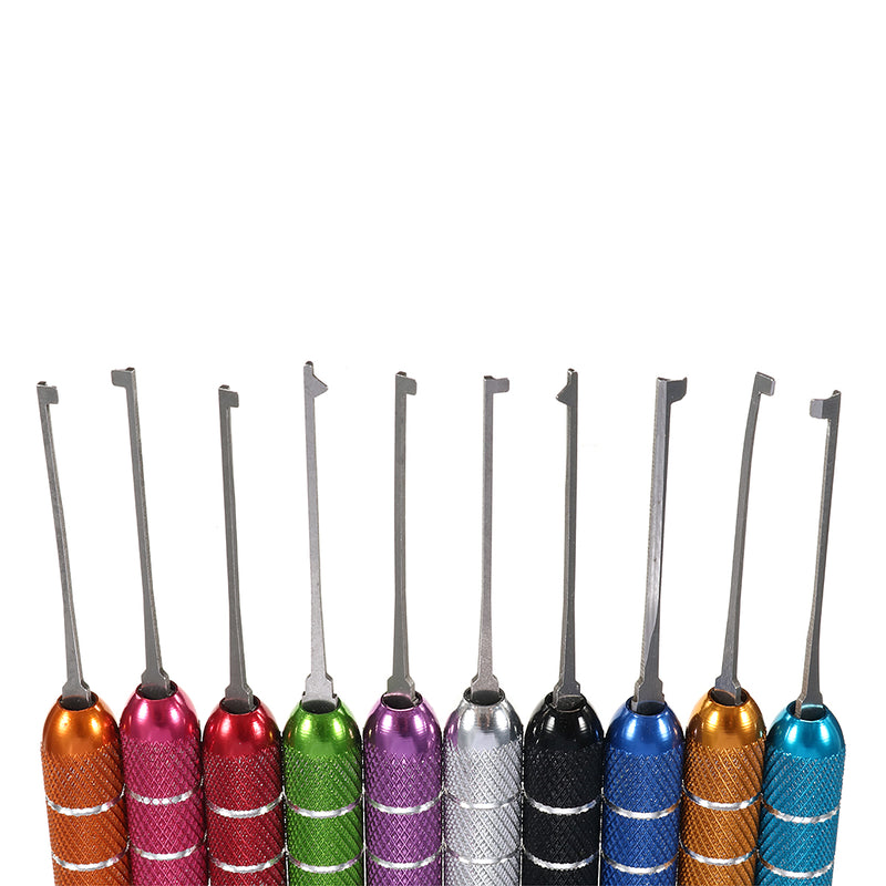12 in 1 Practice Lock Picks Unlocking Tool Set Keys Remove Tools