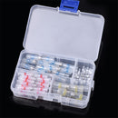 Excellway 50/100pcs Solder Seal Heat Shrink Tube Butt Wire Connector Terminal Waterproof 4 Size