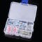 Excellway 50/100pcs Solder Seal Heat Shrink Tube Butt Wire Connector Terminal Waterproof 4 Size